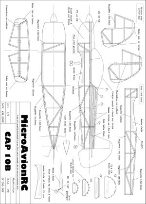 1500 PLANS AVIONS RC CAP10_MicroAvionRC-planche-1-copie-2